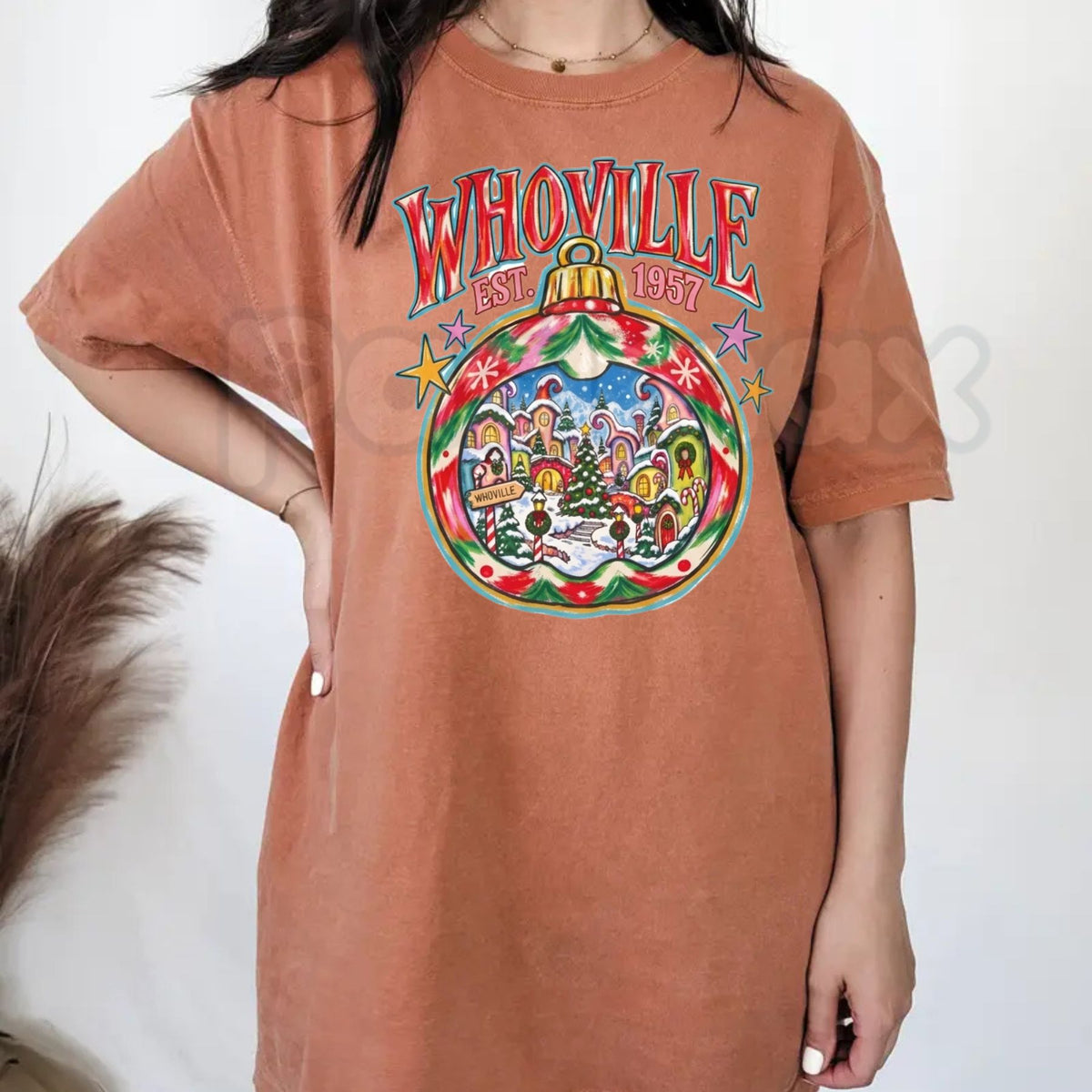 Comfort Colors® Preppy Christmas T-Shirt – Cute Characters 2026 Graphic Tee, Vintage Christmas Movie Unisex Top & Holiday Gift-Pasimax