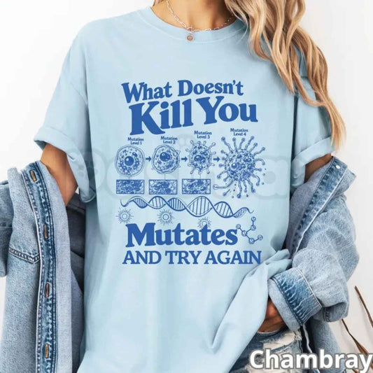 Comfort Colors® Science T-Shirt – Funny Bacteria & Virus Biology Teacher Graphic Tee, Retro STEM Educator Unisex Top-Pasimax