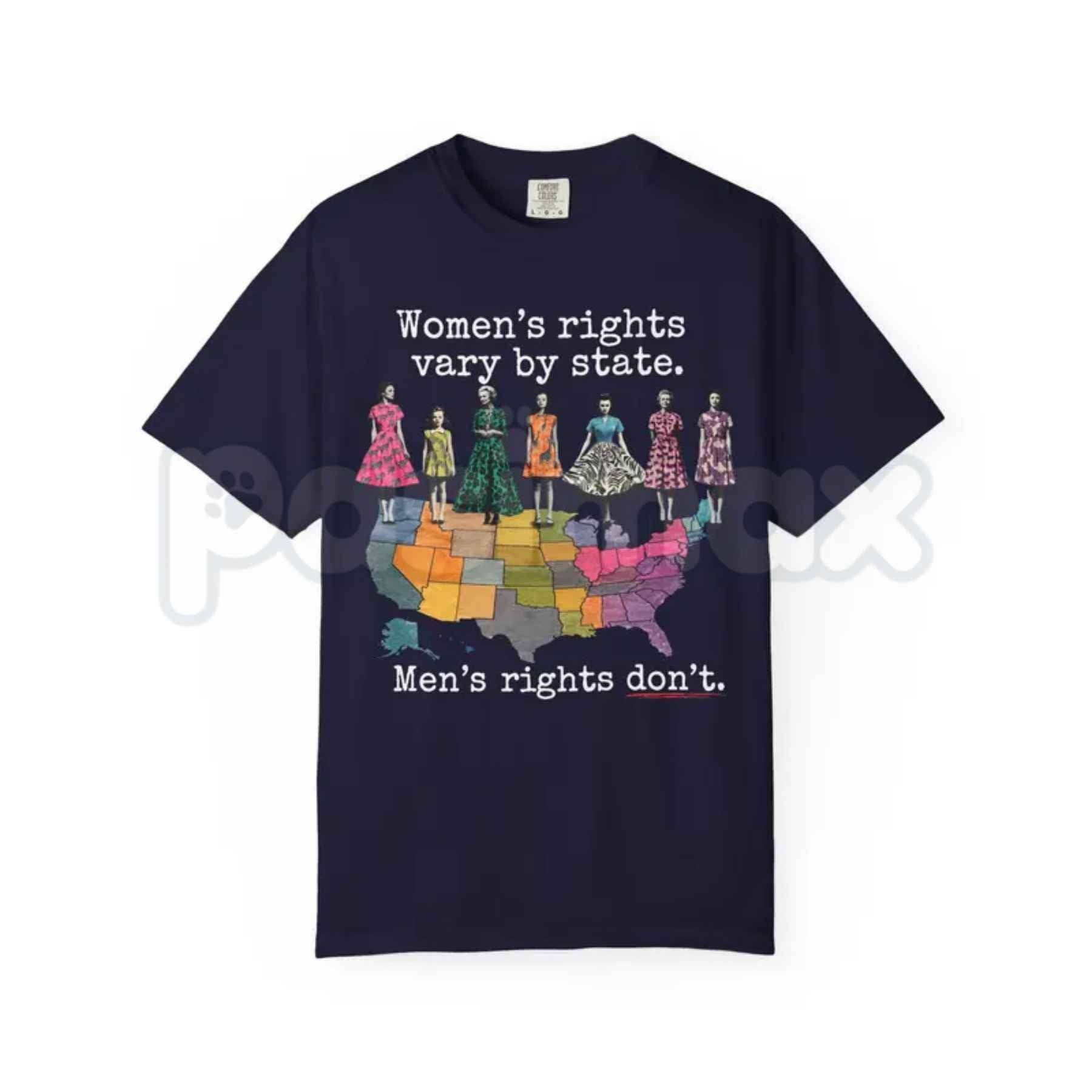 Comfort Colors® Smash The Patriarchy T-Shirt – Feminist Protest Graphic Tee, Vintage Equal Rights Unisex Top-Pasimax