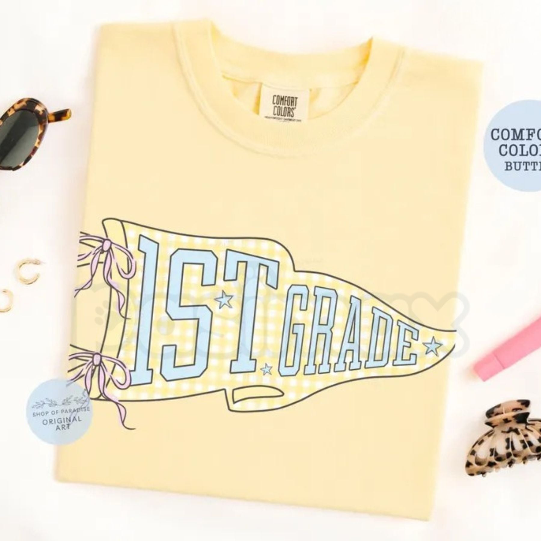 Comfort Colors® Teacher Team T-Shirt – Trendy Back to School Grade Level Team Tees, Cute Elementary School Squad Shirt, Educator Appreciation Gift-Pasimax