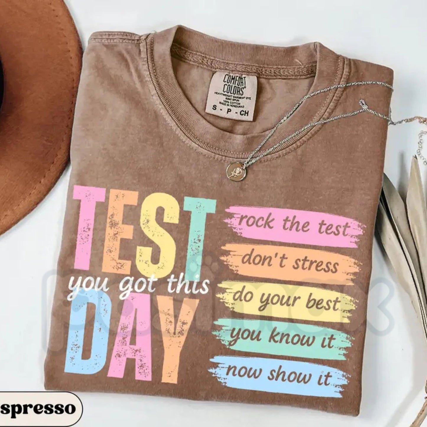 Comfort Colors® Test Day Teacher T-Shirt – State Testing Coordinator Final Exam Week Tee, Motivational Teacher Team Shirt, Inspirational Classroom Top-Pasimax