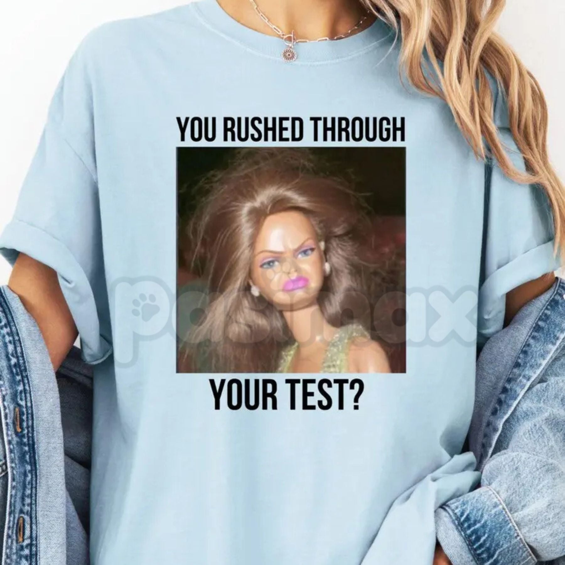 Funny Retro Doll Testing Day Teacher Comfort Colors Tee – Pasimax