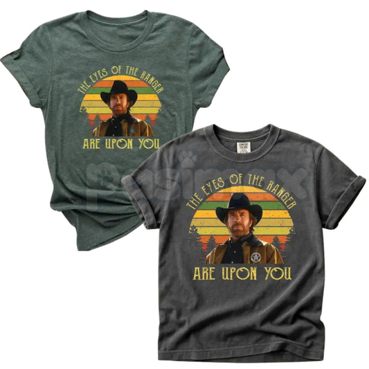 Comfort Colors® Walker Texas Ranger T-Shirt – Vintage Chuck Norris Western Series Tee, Retro Cowboy Martial Arts Graphic Shirt, 90s Action TV Show Gift-Pasimax