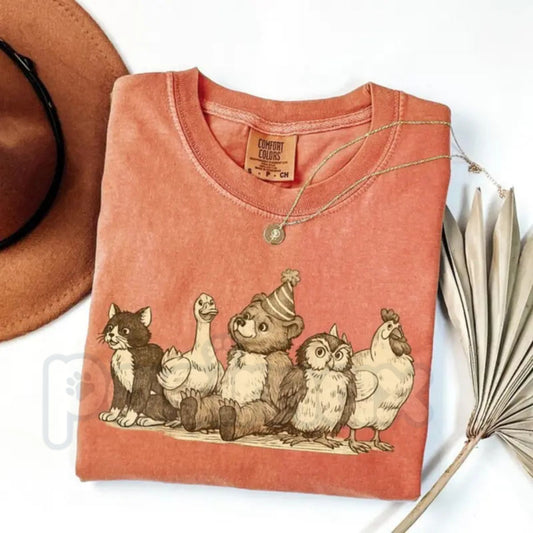 Comfort Colors® Wilderness Bear T-Shirt – Retro 90s Forest Life Graphic Tee, Aesthetic Grizzly Cub Top, National Park Inspired Nature Lover Gift-Pasimax