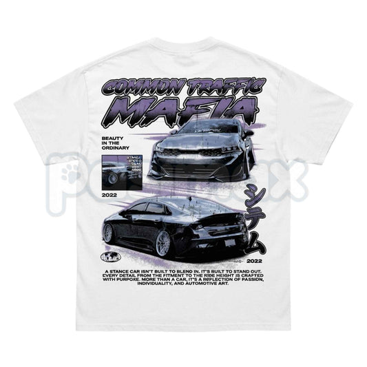 Common Traffic Mafia Stance Car Culture Back Print T-Shirt – JDM Automotive Unisex Cotton Tee-Pasimax