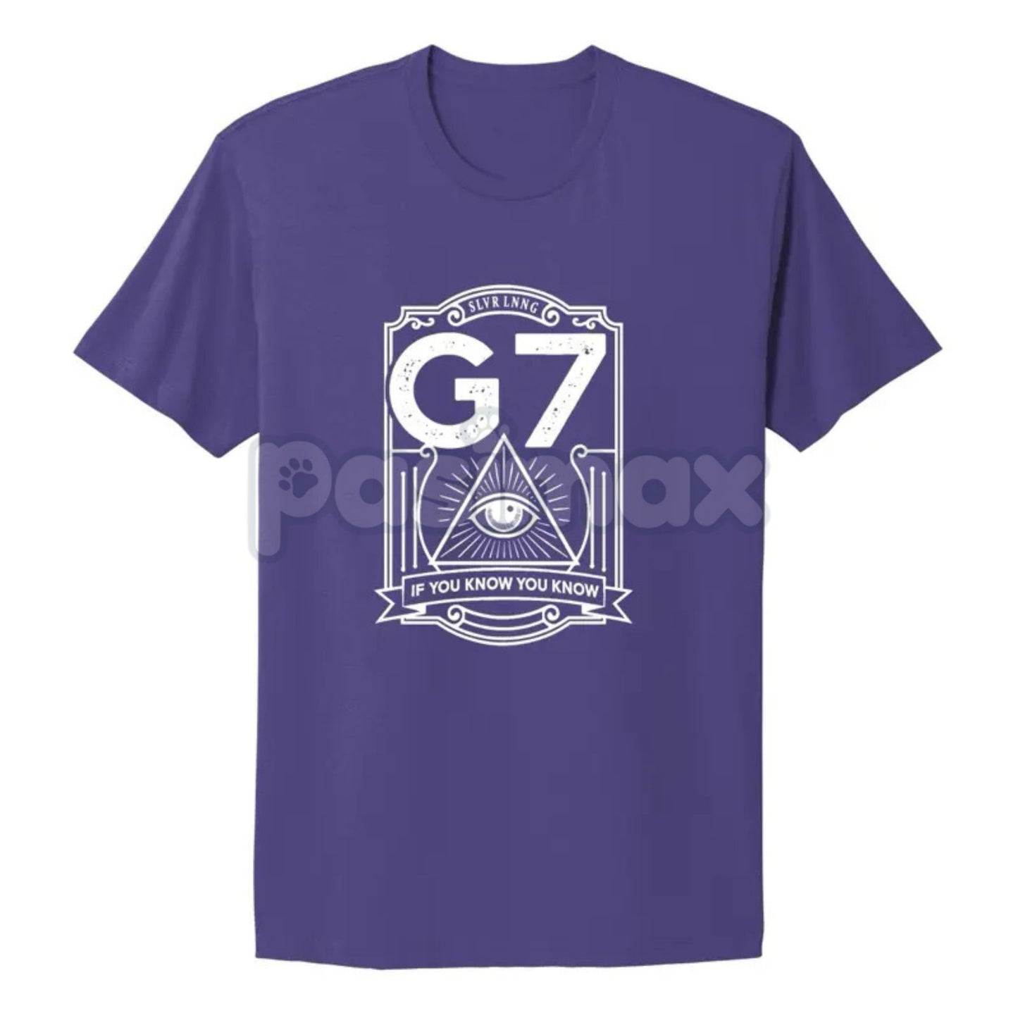 Conscious Design Group 7 T-Shirt - Unisex Cosmic Third-Eye Graphic, Infused with Clear Quartz Intention, Modern Spiritual Wear-Pasimax
