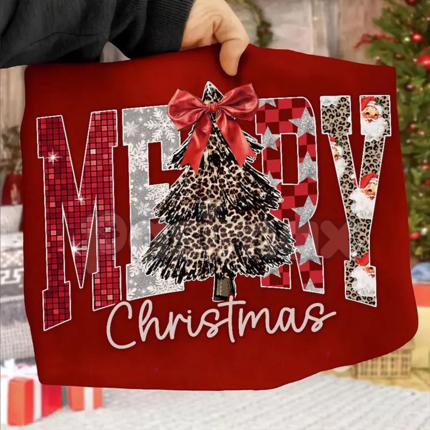 Coquette Merry Christmas Shirt Sweatshirt | Aesthetic Bow Holiday Crewneck | Trendy Feminine Winter Jumper | Cottagecore Xmas Gift-Pasimax