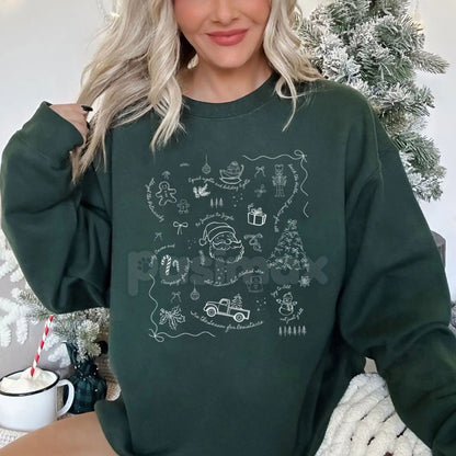 Coquette Secret Message Holiday Sweatshirt – Subtle Anti-Establishment Liberal Protest Tee-Pasimax