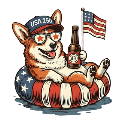 Comfort Colors® 250th Anniversary Dachshund 4th of July T-Shirt – Funny Patriotic Dog Lover Tee, Semiquincentennial USA 1776–2026 Shirt, Wiener Dog Independence Day Gift