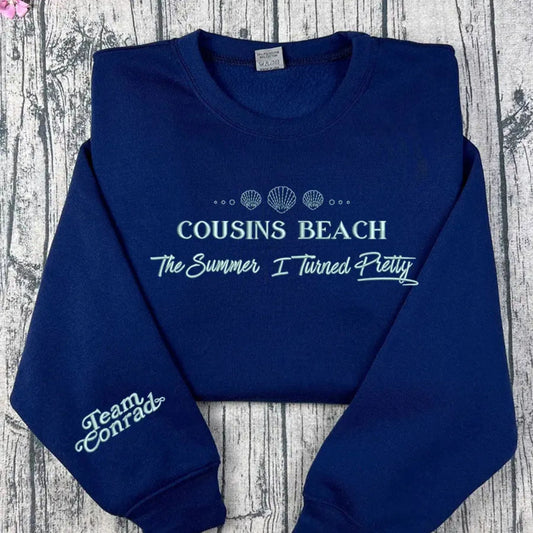 Cousins Beach Embroidered Sweatshirt – The Summer I Turned Pretty Crewneck-Pasimax