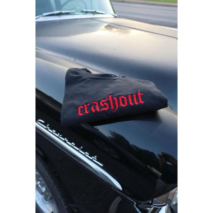"Crashout" Embroidered T-Shirt - Unisex Modern Classic Fit, Trendy Graphic Tee-Pasimax
