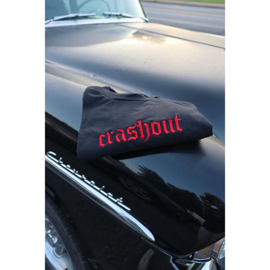 "Crashout" Embroidered T-Shirt - Unisex Modern Classic Fit, Trendy Graphic Tee-Pasimax