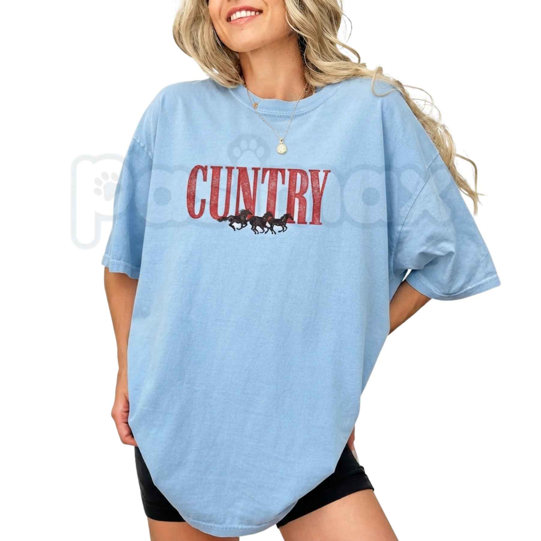 Cuntry Running Horses T-Shirt – Vintage Western Country Unisex Cotton Graphic Tee-Pasimax