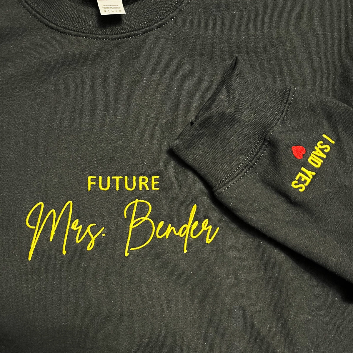 Custom Embroidered Future Mrs Sweatshirt Hoodie, Engagement Gifts for Bride