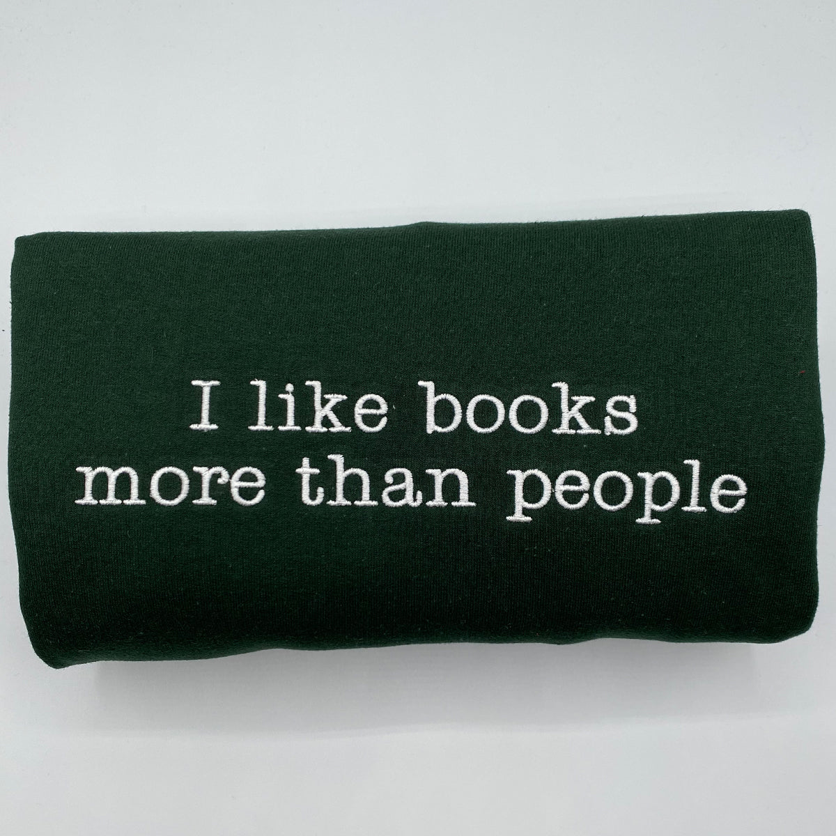 Custom Embroidered I'd Rather Be Reading Sweatshirt Hoodie, Gift Ideas for Book Lovers