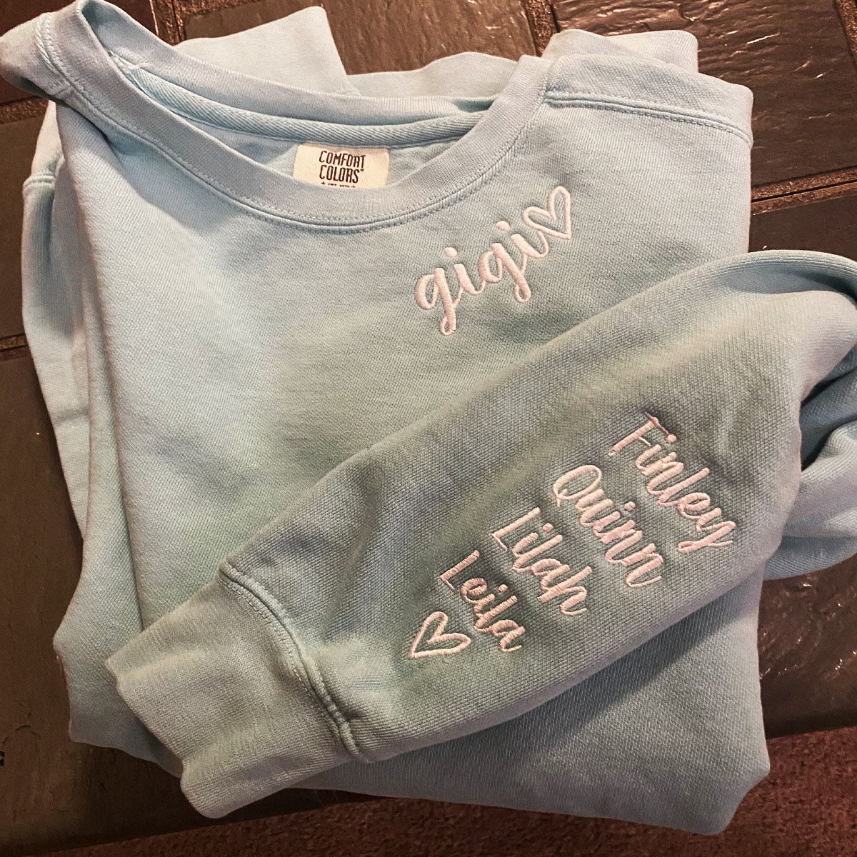 Custom Embroidered Mama Sweatshirt, Mother's Day Gift for Mom