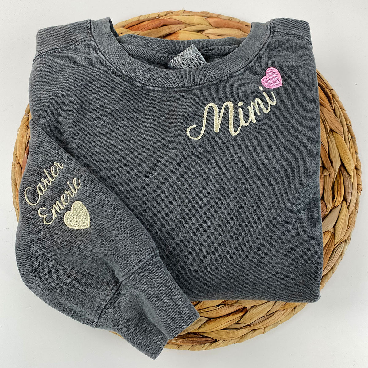 Custom Embroidered Mama Sweatshirt, Mother's Day Gift for Mom