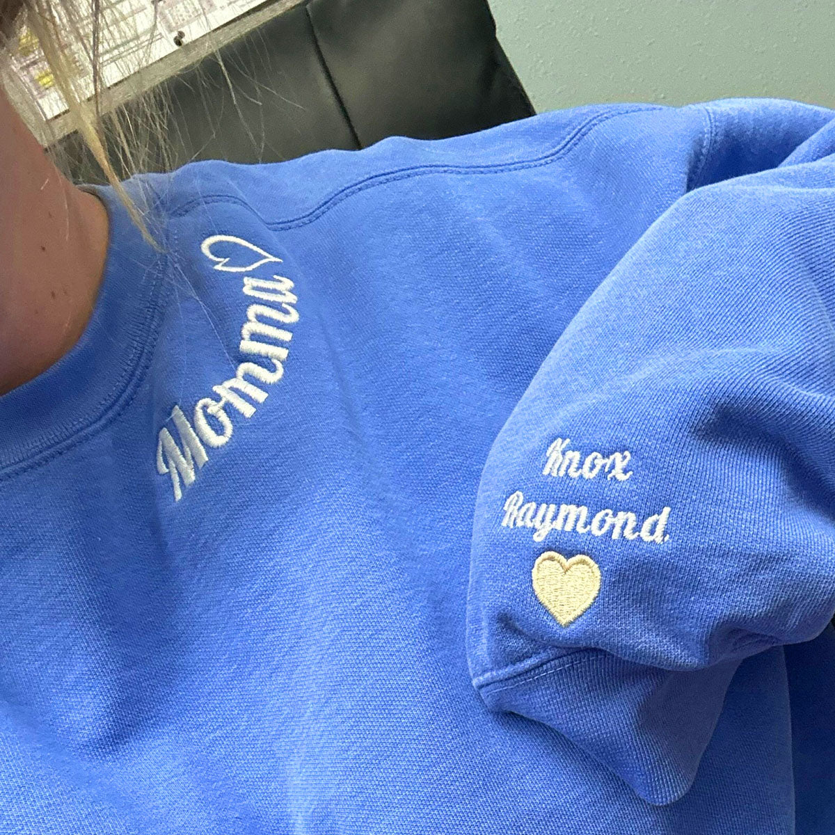 Custom Embroidered Nonnie Sweatshirt, Best Gift for Grandparents