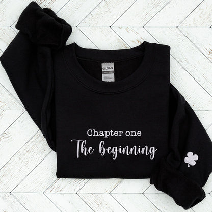 Custom Embroidered Sweatshirts & Hoodies - Personalized Book Chapter for Book Lovers