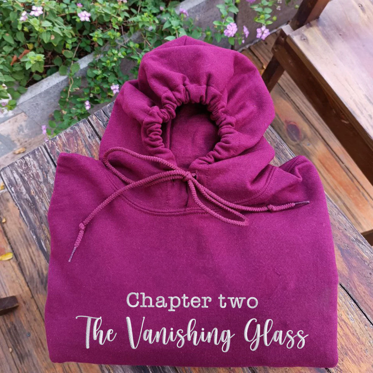 Custom Embroidered Sweatshirts & Hoodies - Personalized Book Chapter for Book Lovers