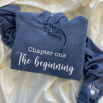 Custom Embroidered Sweatshirts & Hoodies - Personalized Book Chapter for Book Lovers