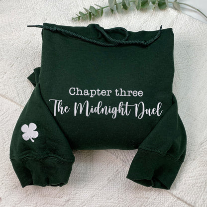 Custom Embroidered Sweatshirts & Hoodies - Personalized Book Chapter for Book Lovers