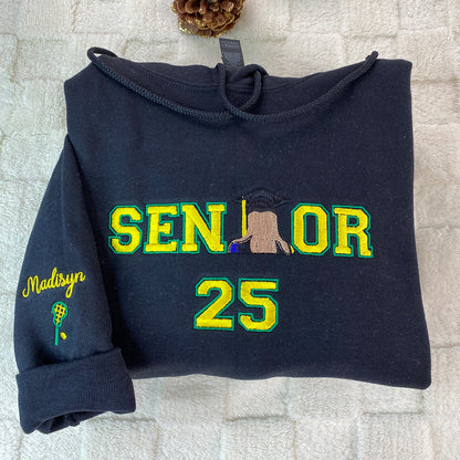 Custom Embroidered Sweatshirts & Hoodies - Personalized College Years for Students