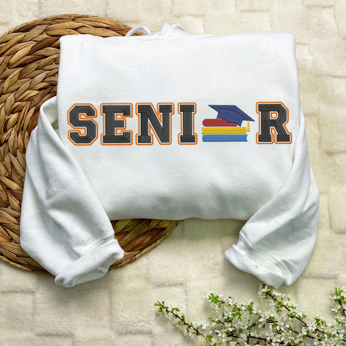 Custom Embroidered Sweatshirts & Hoodies - Personalized College Years for Students