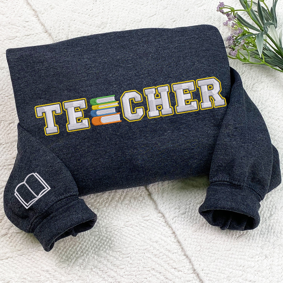 Custom Embroidered Sweatshirts & Hoodies - Personalized Gift for Teacher