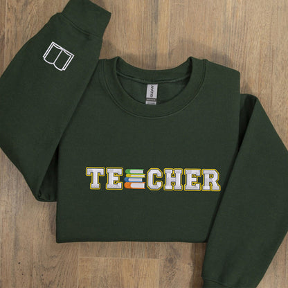 Custom Embroidered Sweatshirts & Hoodies - Personalized Gift for Teacher