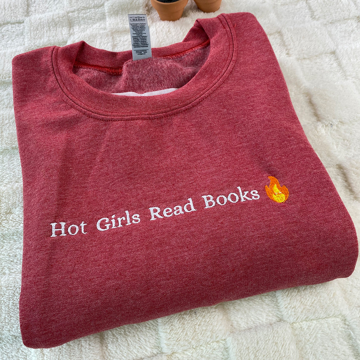 Custom Embroidered Sweatshirts & Hoodies - Personalized Reading is My Sport