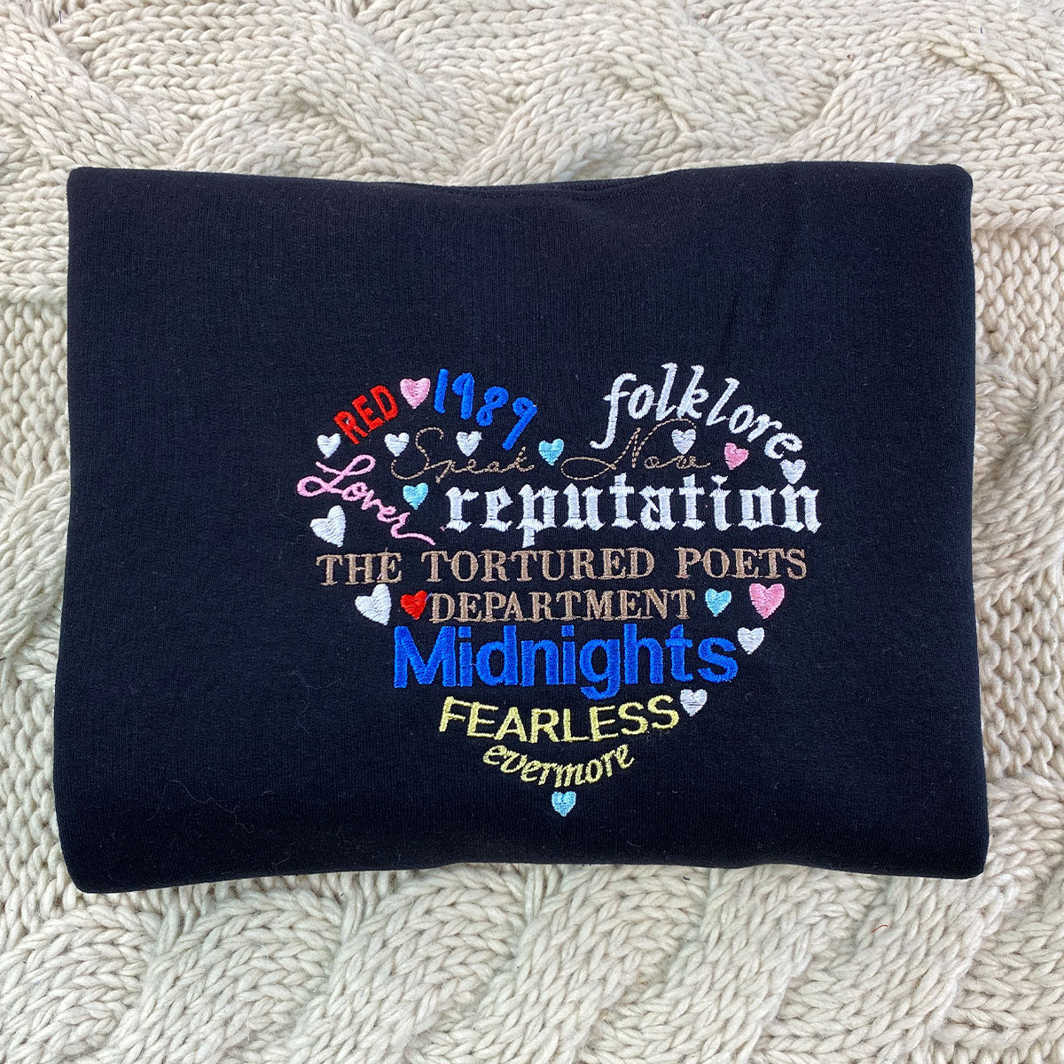 Custom Embroidered Sweatshirts & Hoodies – Personalized Text, Photo, Logo for Team/Company