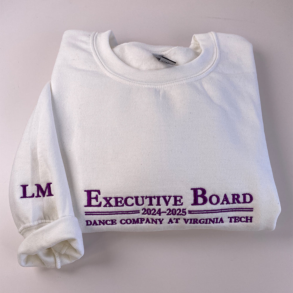 Custom Embroidered University Sweatshirt Hoodie with School Name & Year - Personalized College Alumni Gift