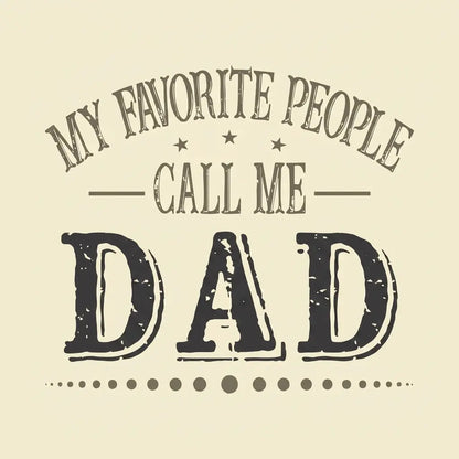 Comfort Colors® Custom "My Favorite People Call Me Papa" T-Shirt – Personalized Dad Graphic Tee, Aesthetic Retro Father's Day Gift Top