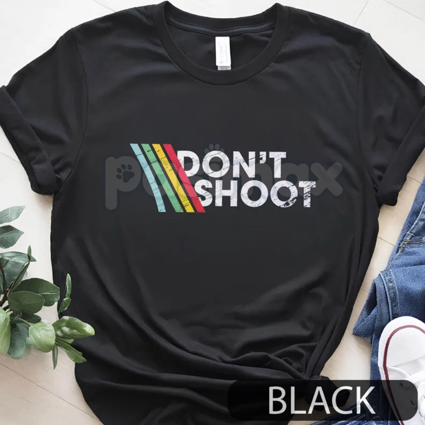 DON'T SHOOT Gaming Shirt - Funny Gamer Slogan Tee, Multiplayer Video Game Apparel, Casual Gaming Streetwear-Pasimax
