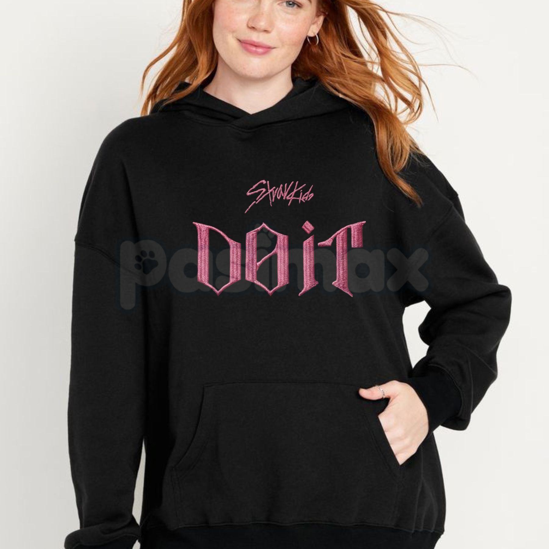 "DO IT STRAY KIDS" Embroidered Unisex Hoodie – Premium Heavy Blend K-Pop Fan Apparel-Pasimax