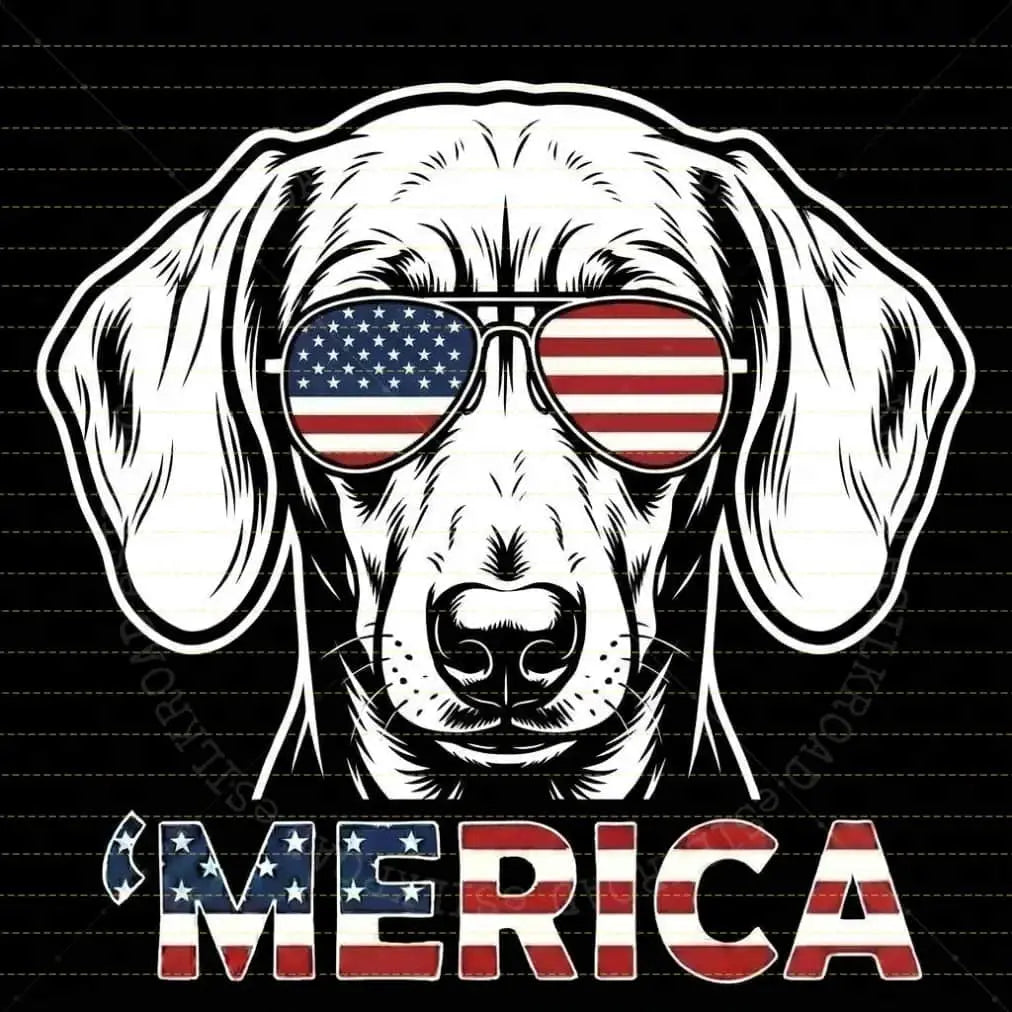 Comfort Colors® Vintage Dog 4th of July T-Shirt – Retro Patriotic Puppy Graphic Tee, Aesthetic Red White and Blue Dog Mom Dad Independence Day Top