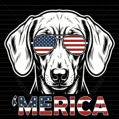 Comfort Colors® Vintage Dog 4th of July T-Shirt – Retro Patriotic Puppy Graphic Tee, Aesthetic Red White and Blue Dog Mom Dad Independence Day Top