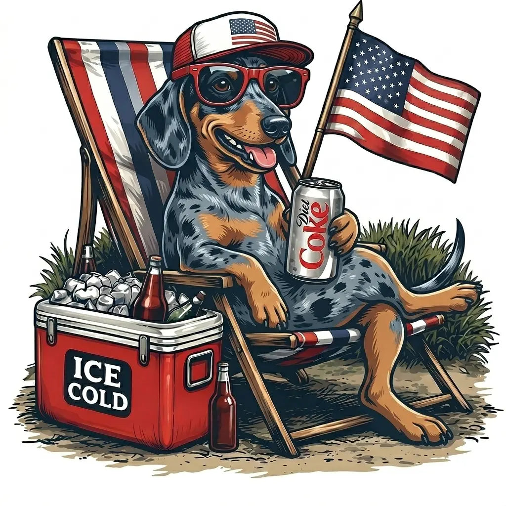 Comfort Colors® 50+ Dog Funny 4th of July T-Shirt – Retro Labrador Retriever Diet Coke Graphic Tee, Patriotic Animal Meme Shirt, Vintage USA Dog Lover Top