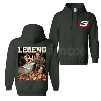 Dale Earnhardt With Deer Hoodie – Vintage Hunting Season Pullover, NASCAR Legend Fan & Outdoors Apparel, Unisex-Pasimax