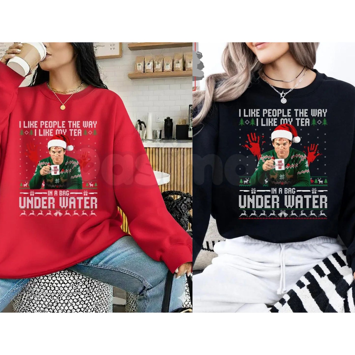 Dexter Christmas Vintage Sweatshirt | 90s Cartoon Network Holiday Jumper | Dexter's Laboratory Retro Xmas Crewneck | Nostalgia Gift-Pasimax