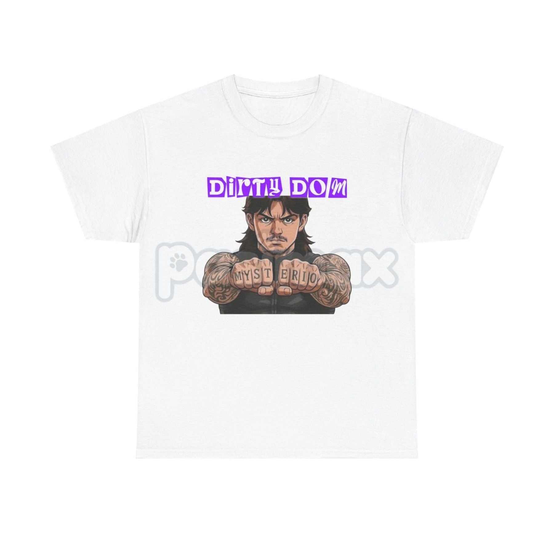 "Dirty Dom" Trendy T-Shirt - WWE Dominik Mysterio Graphic Tee, Funny Wrestling Slogan Shirt, Unisex Sports Entertainment Apparel-Pasimax