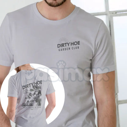 "Dirty Hoe Garden Club" T-Shirt – Funny Innuendo Gardening Graphic Tee-Pasimax