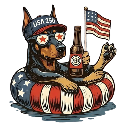 Comfort Colors® 250th Anniversary Dachshund 4th of July T-Shirt – Funny Patriotic Dog Lover Tee, Semiquincentennial USA 1776–2026 Shirt, Wiener Dog Independence Day Gift