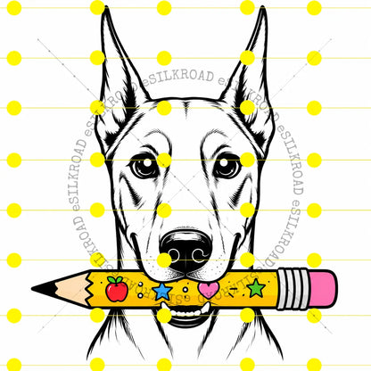 Comfort Colors® Dog Breeds Back-to-School T-Shirt – Retro First Day of School Pet Lover Graphic Tee, Vintage Educator Unisex Top