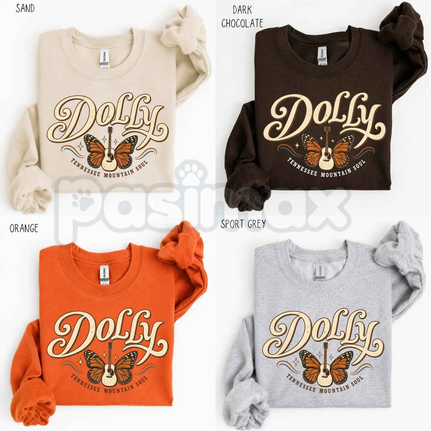 Dolly Parton Graphic Sweatshirt | Retro Country Music Legend Crewneck-Pasimax