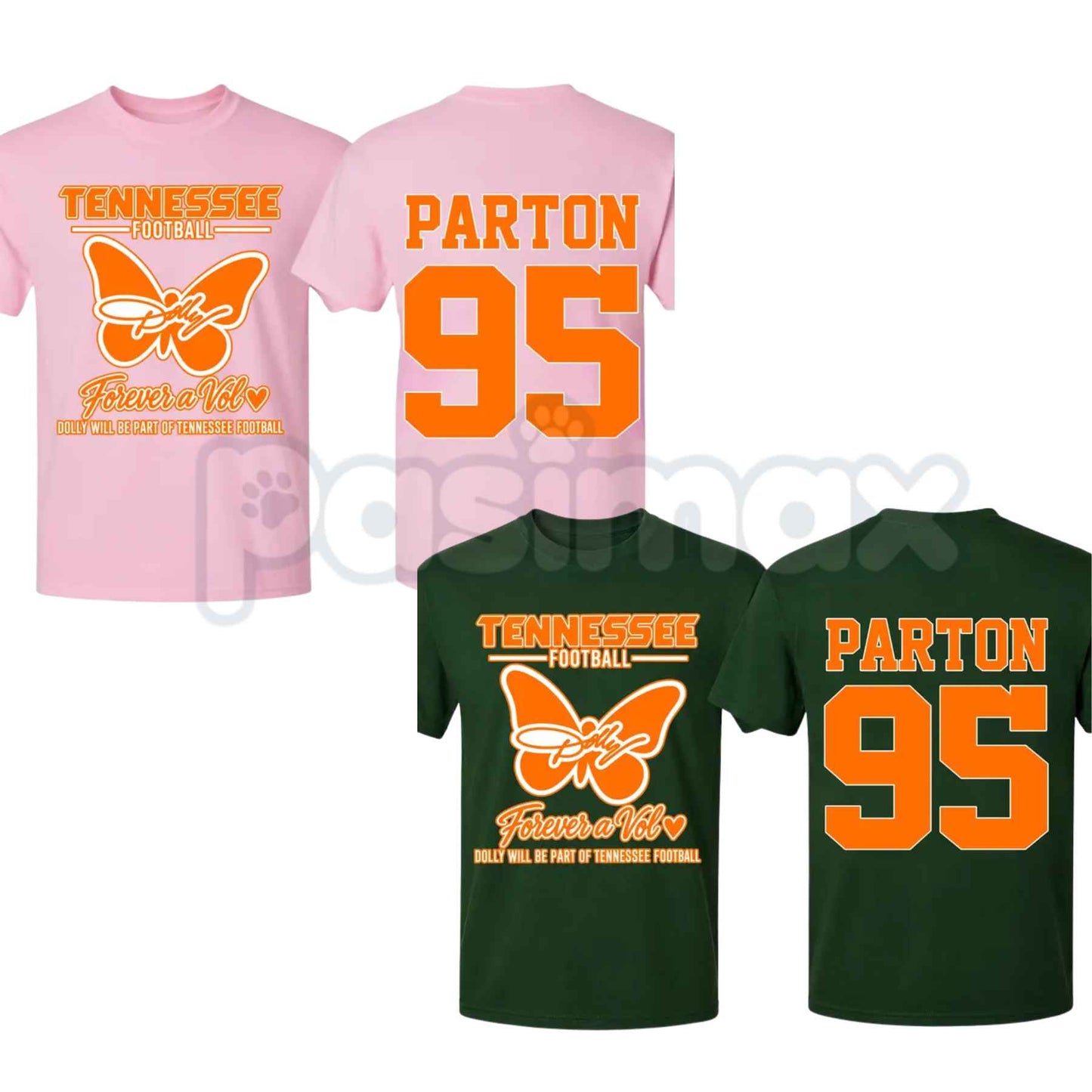 Dolly Parton Tennessee 95 T-Shirt – Country Music Football Orange and White Unisex Tee-Pasimax