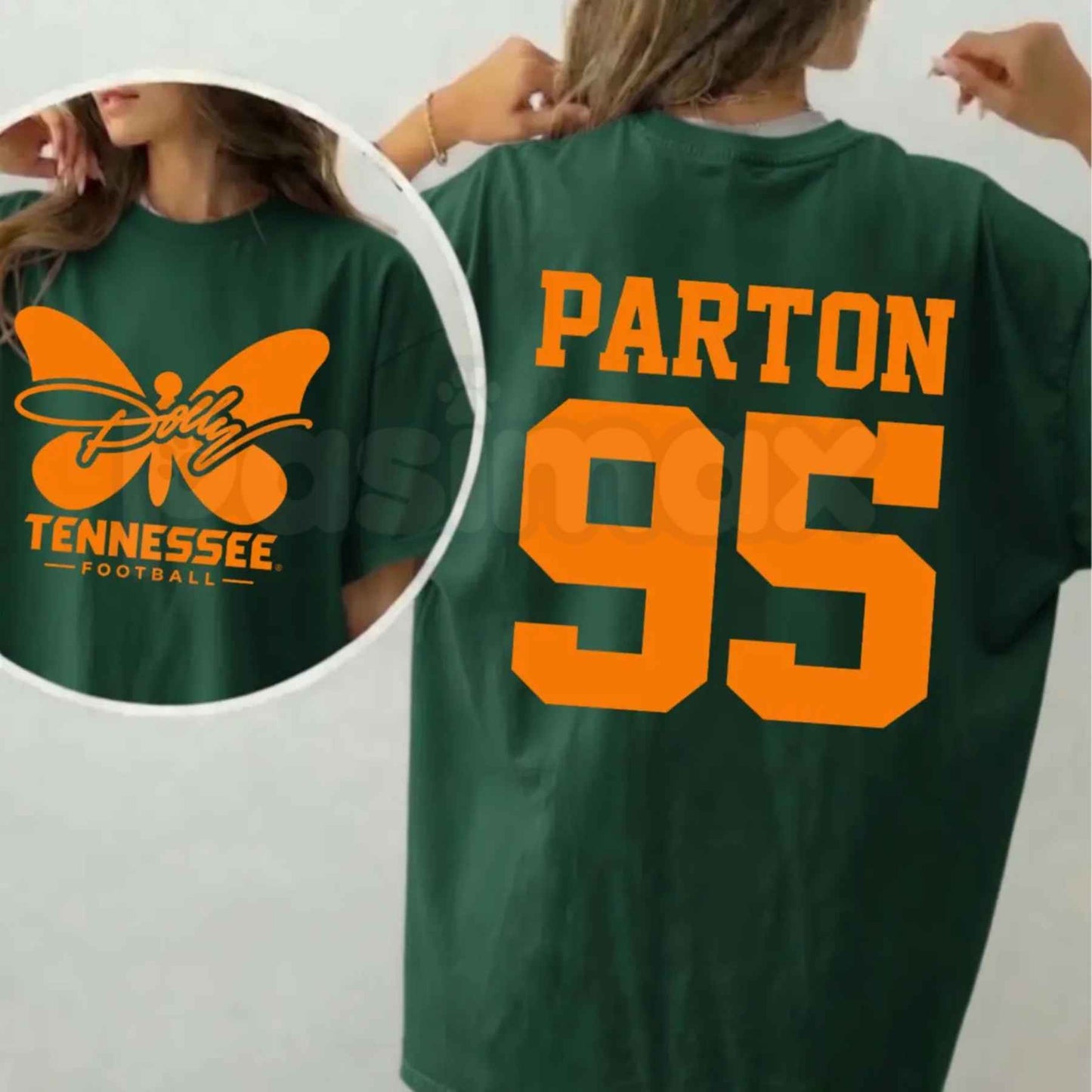 Dolly Parton Tennessee 95 T-Shirt – Country Music Game Day Orange and White Graphic Tee-Pasimax