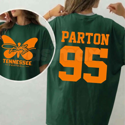 Dolly Parton Tennessee 95 T-Shirt – Country Music Game Day Orange and White Graphic Tee-Pasimax
