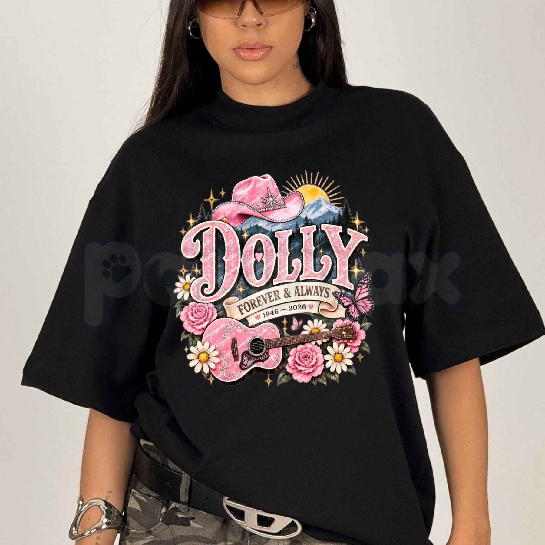 Dolly Parton Tribute Shirt 1946-2026 – Queen of Country Music Memorial Unisex Tee-Pasimax